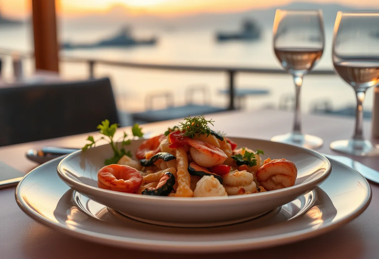 Seafood set dinner